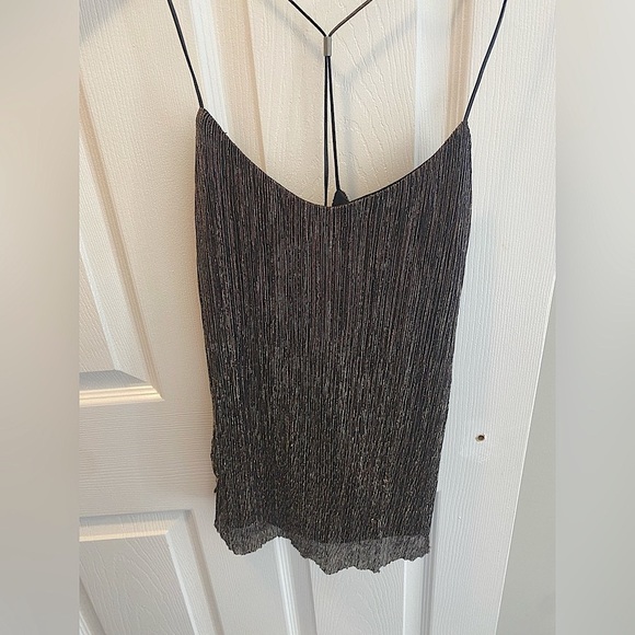 Satin ruffle top - Picture 1 of 4